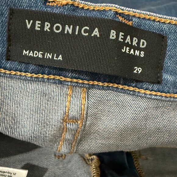 Veronica Beard Sheridan Exaggerated Flare jeans Airway wash size 29 bell bottom - Picture 4 of 7